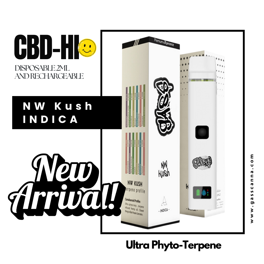 【NW Kush】CBD-Hi GASS Disposable Vape