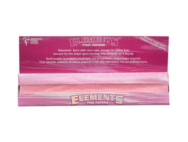 【ELEMENTS】 PINK  ローリングペーパー 11/4 76mm